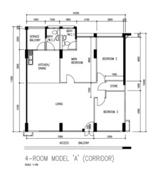 Blk 421 Woodlands Street 41 (Woodlands), HDB 4 Rooms #592466961